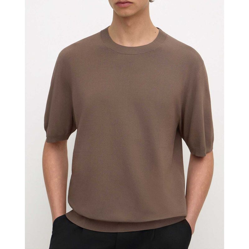 Assembly Label Hugh Knit Tee Dark Sand image number 2
